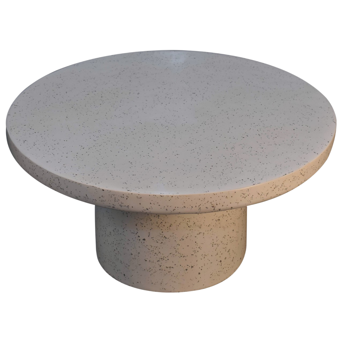 Amalfi Terrazzo Cocktail Table, raised three-quarter view showing the top surface.