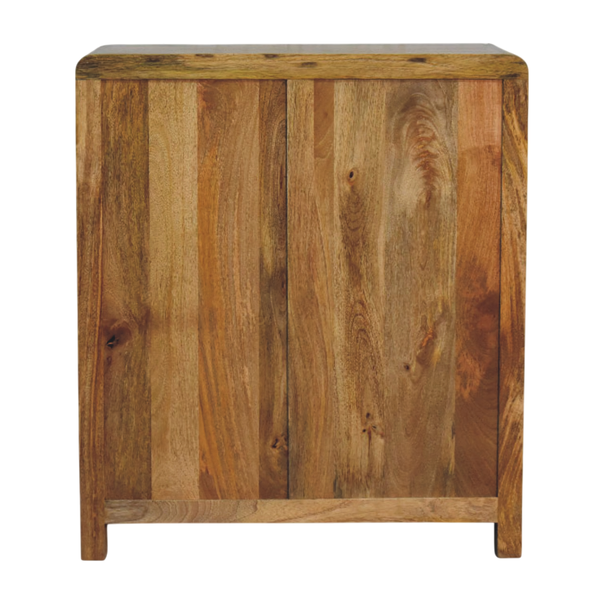 Ashcombe 3-Drawer Chest in Amber, rear view.