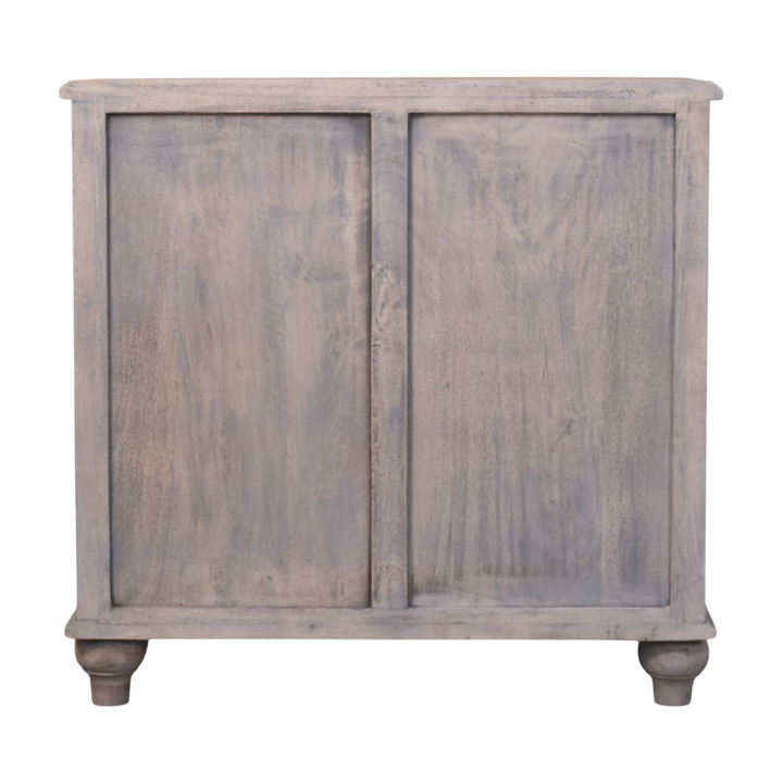 Bibury Chest-of-Drawers in Stone, viewed from the back.