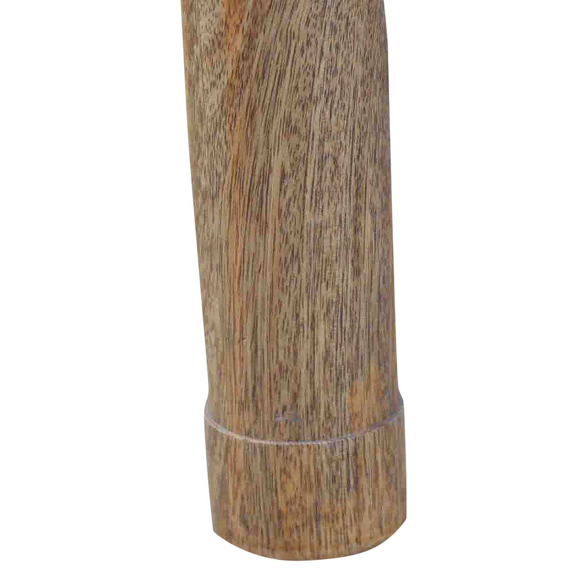 Close view of the legs on the Grosvenor Demilune Console Table in Amber.