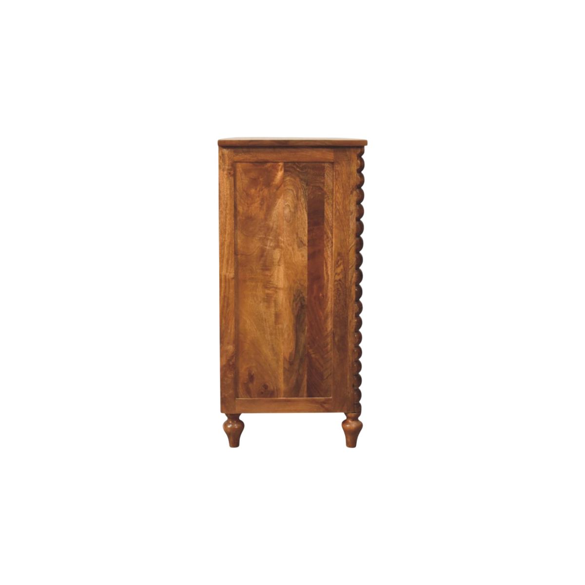 Langham Sideboard in Amber, side view showing the depth.