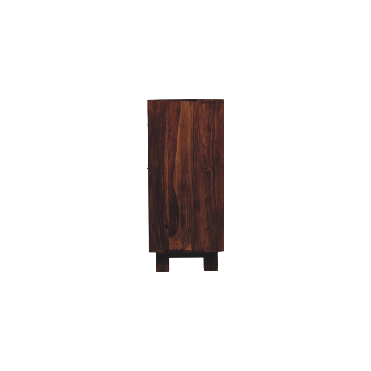 Marlow Sideboard in Chestnut, side view showing the depth.