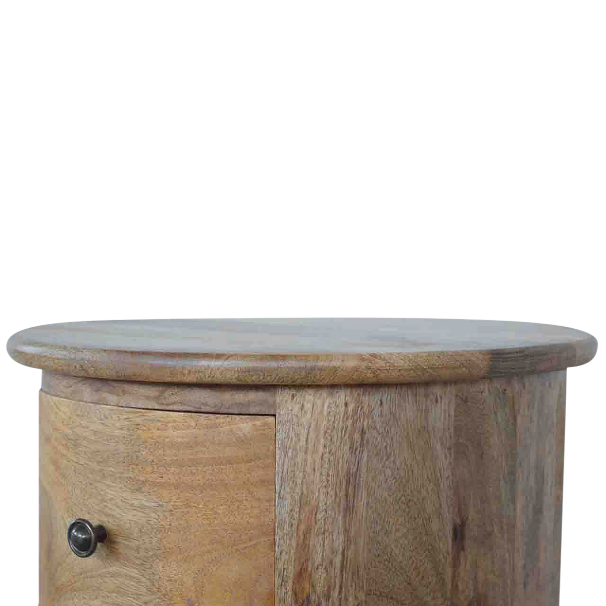 Odense 3-Drawer Drum Chest in Amber, side view showing the depth.