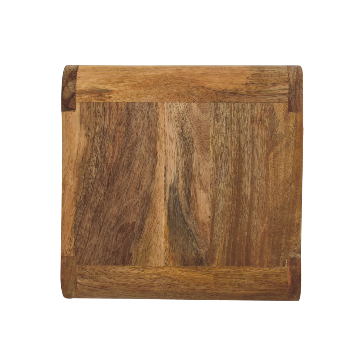 Pimlico Mini Wall-Mounted Bedside Table in Amber, side view showing the depth.