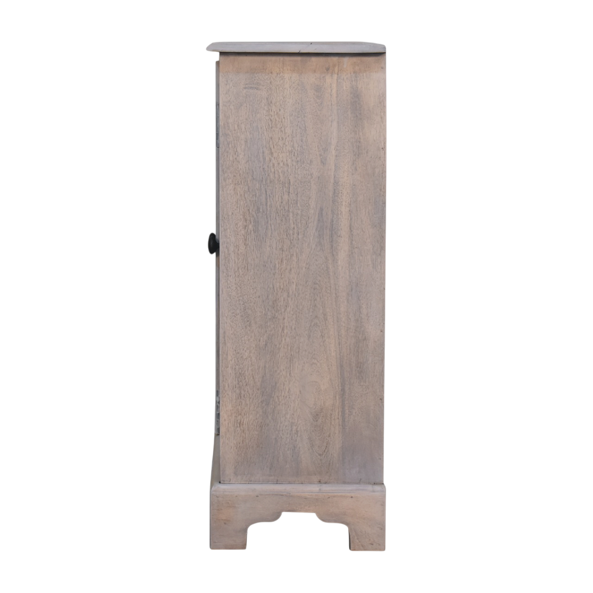 Sigtuna Country Cabinet in Stone, side view showing the depth.