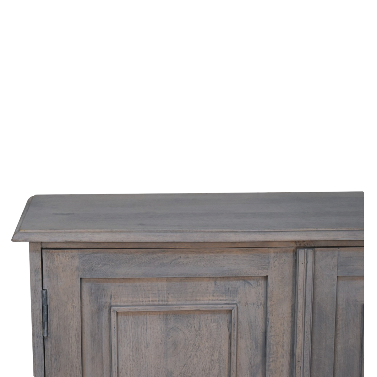 Close view of the top on the Sigtuna Country Cabinet in Stone.