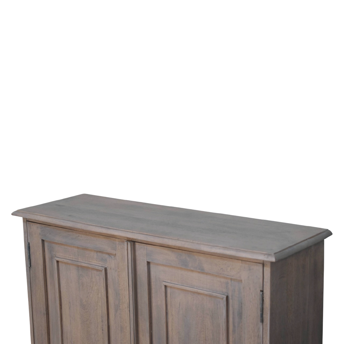 Sigtuna Country Cabinet in Stone, three-quarter view from the opposite side.