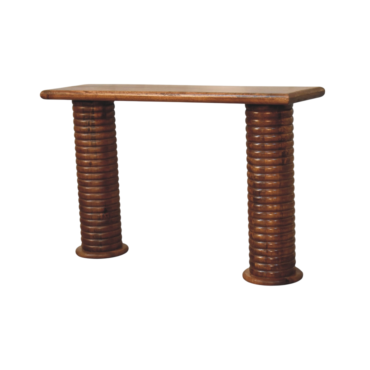 Skagen Pillar Console in Amber, three-quarter view showing the full profile.