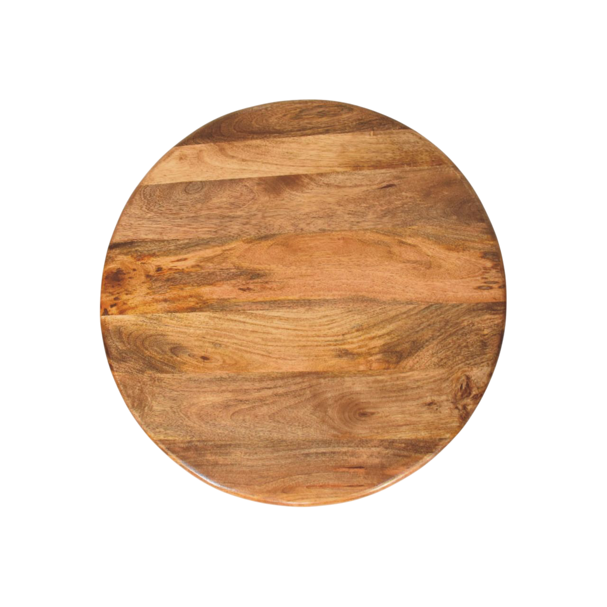 Vallauris Pedestal Coffee Table in Amber, viewed from above.
