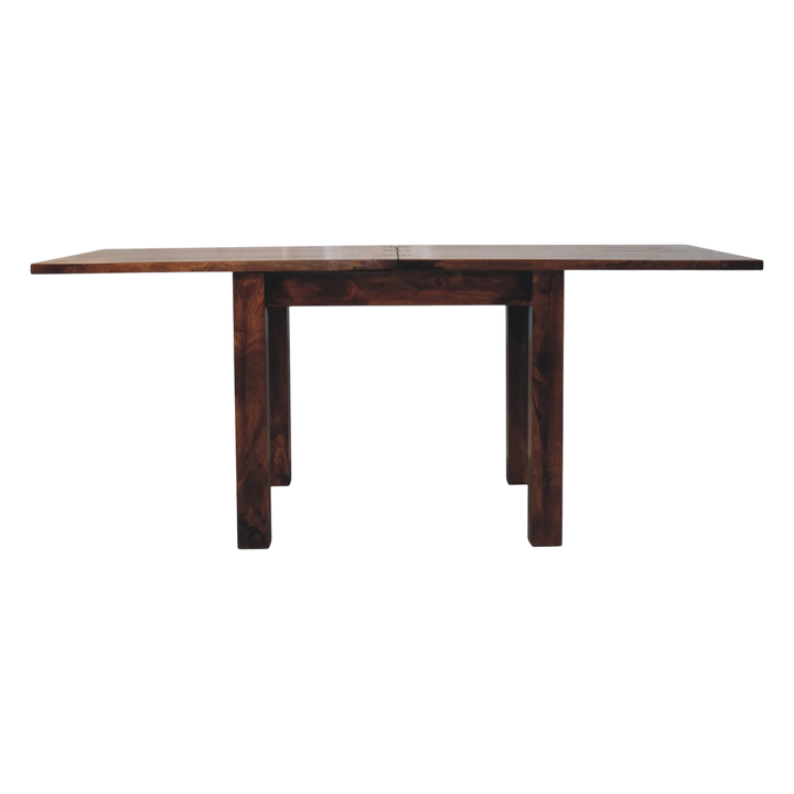Wetherby Extending Dining Table in Cocoa, shown fully extended.