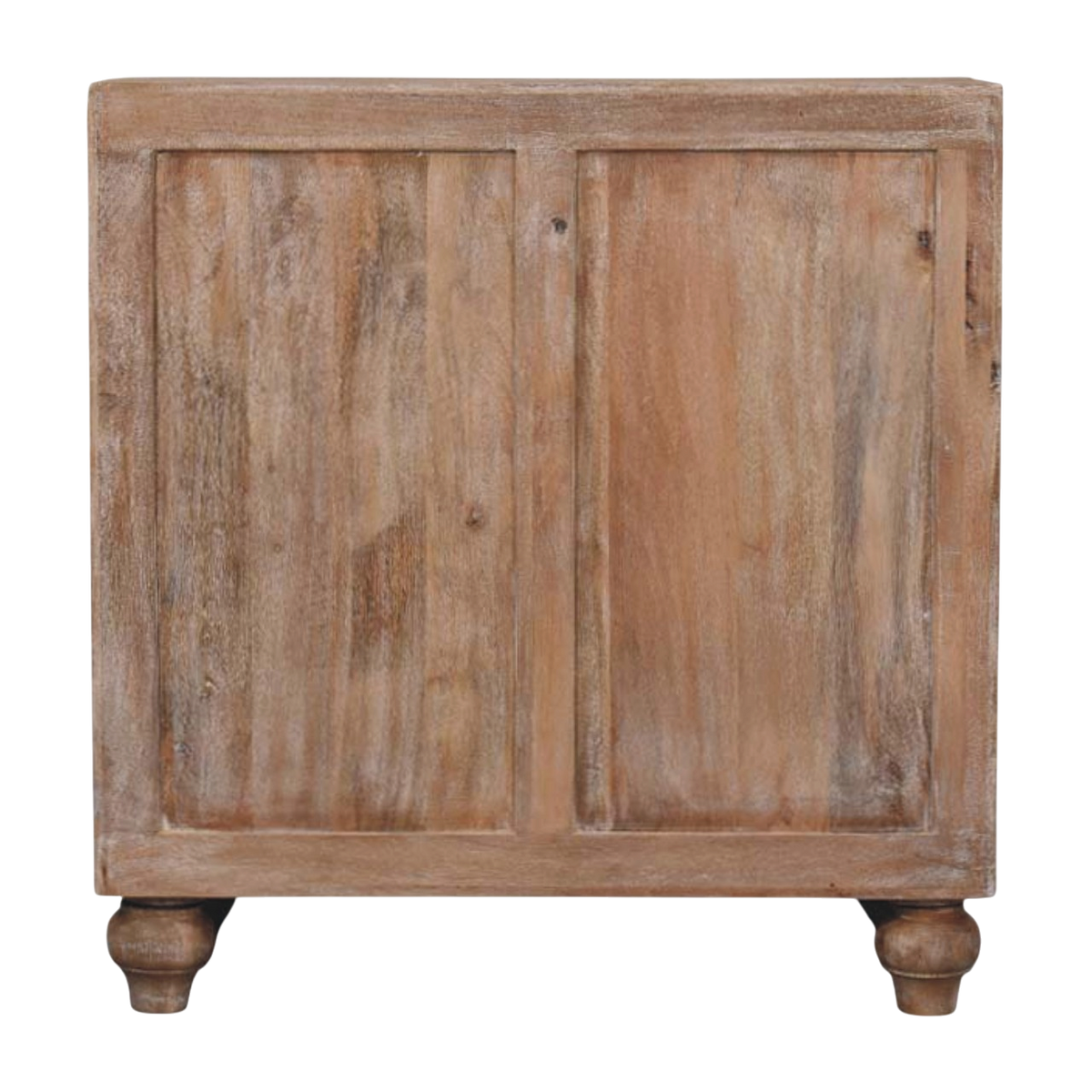 Wetherby Two-Tone Sideboard in Driftwood, rear view.